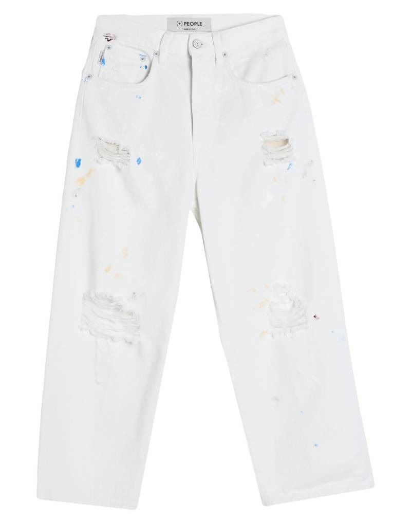 (+) PEOPLE Jeanshose Damen Weiß von (+) PEOPLE
