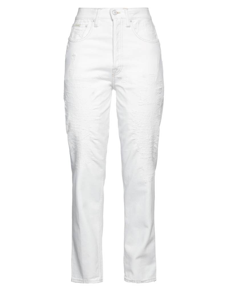(+) PEOPLE Jeanshose Damen Weiß von (+) PEOPLE