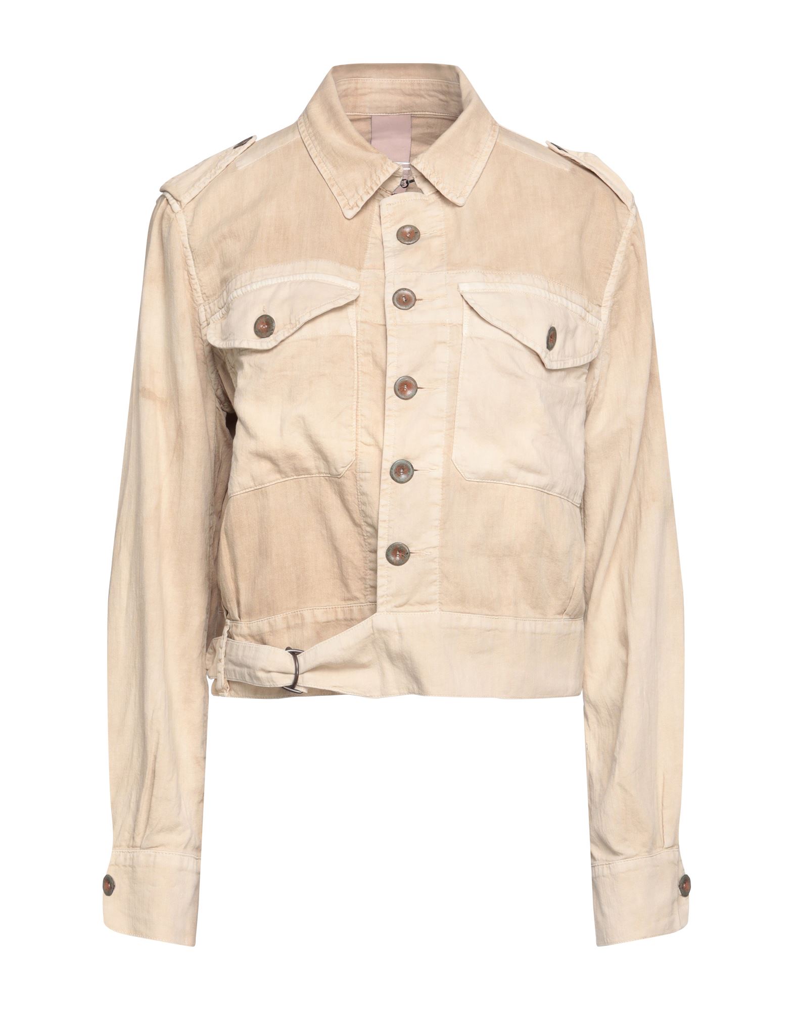 (+) PEOPLE Jeansjacke/-mantel Damen Beige von (+) PEOPLE