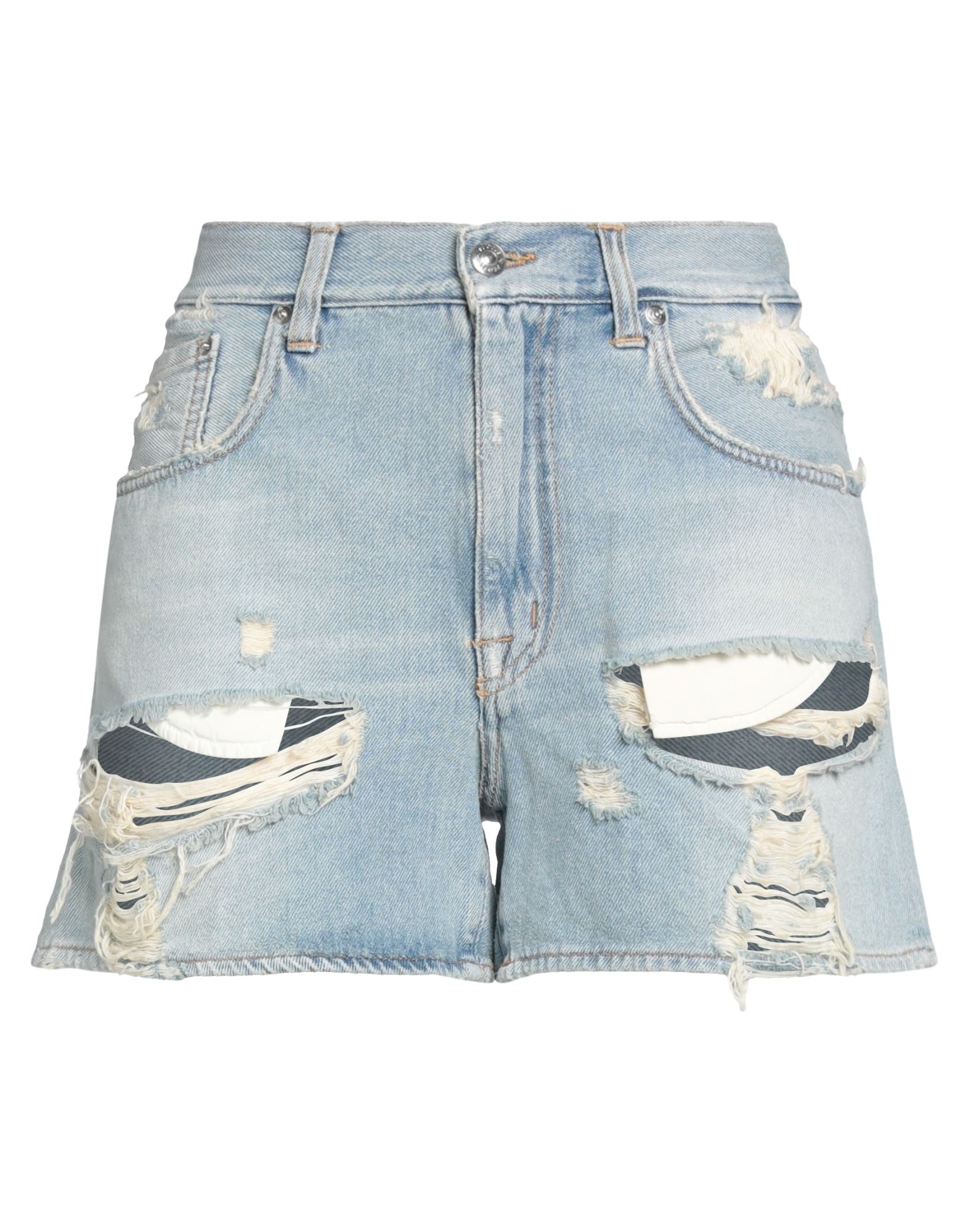 (+) PEOPLE Jeansshorts Damen Blau von (+) PEOPLE