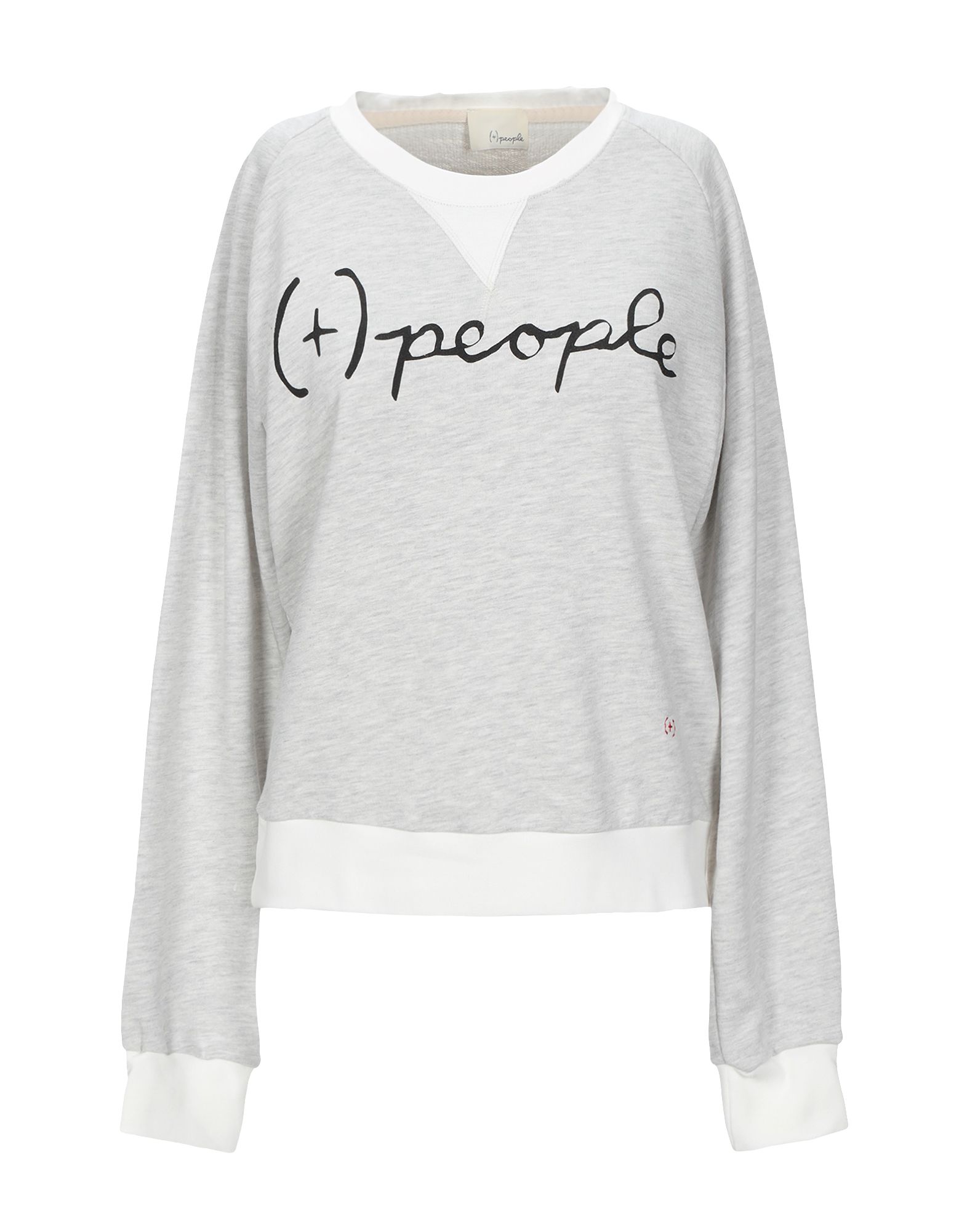 (+) PEOPLE Sweatshirt Damen Hellgrau von (+) PEOPLE