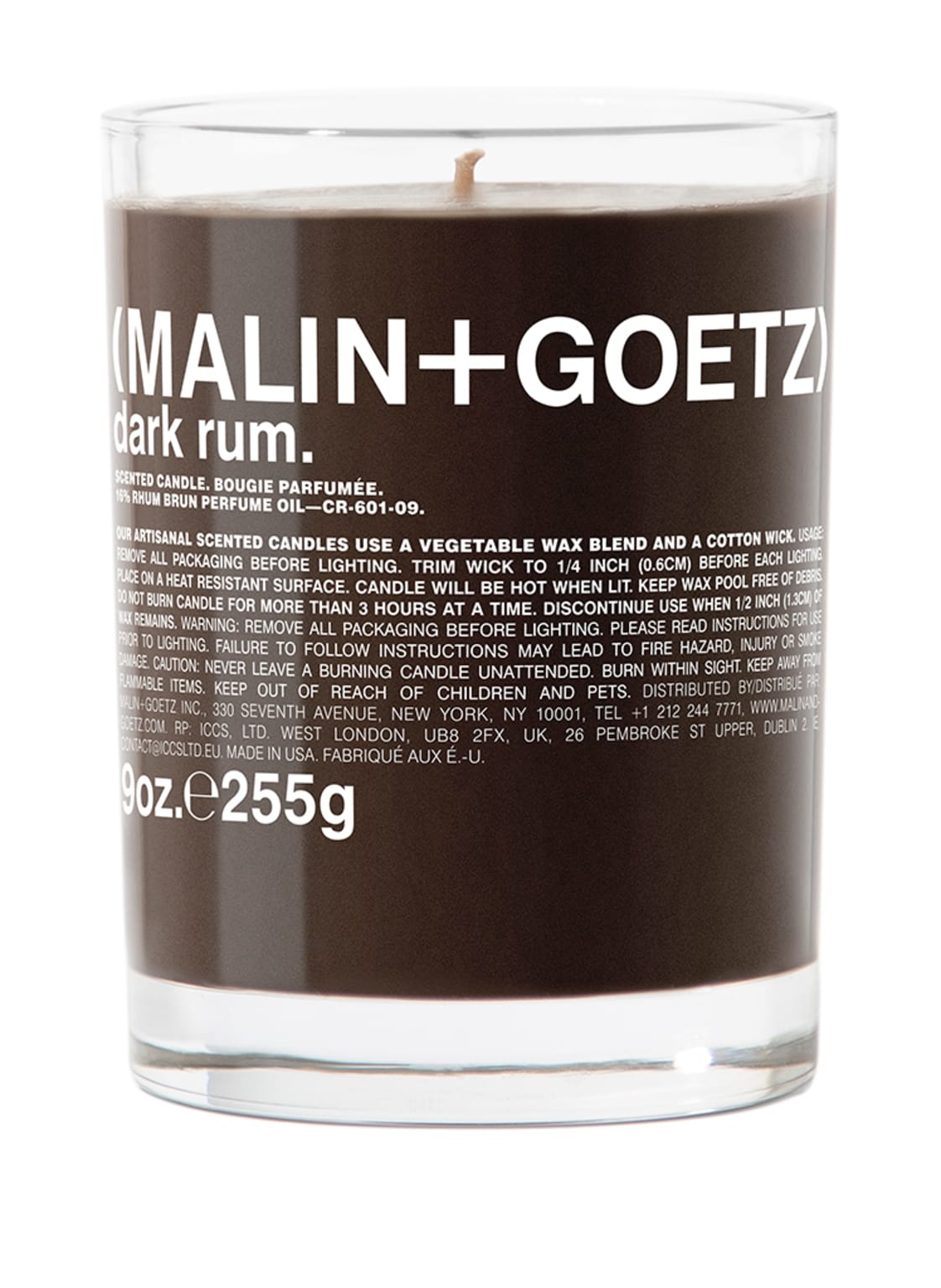 (Malin+Goetz) Dark Rum Candle Duftkerze 255 g von (MALIN+GOETZ)