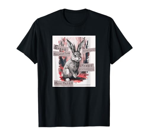 Horn Rabbit 3 Gildenanfragebuch, Another World, Fictional Rabbit, Herren, Damen T-Shirt von 小さな森の異世界ギルド(Small Forest Isekai Guild)