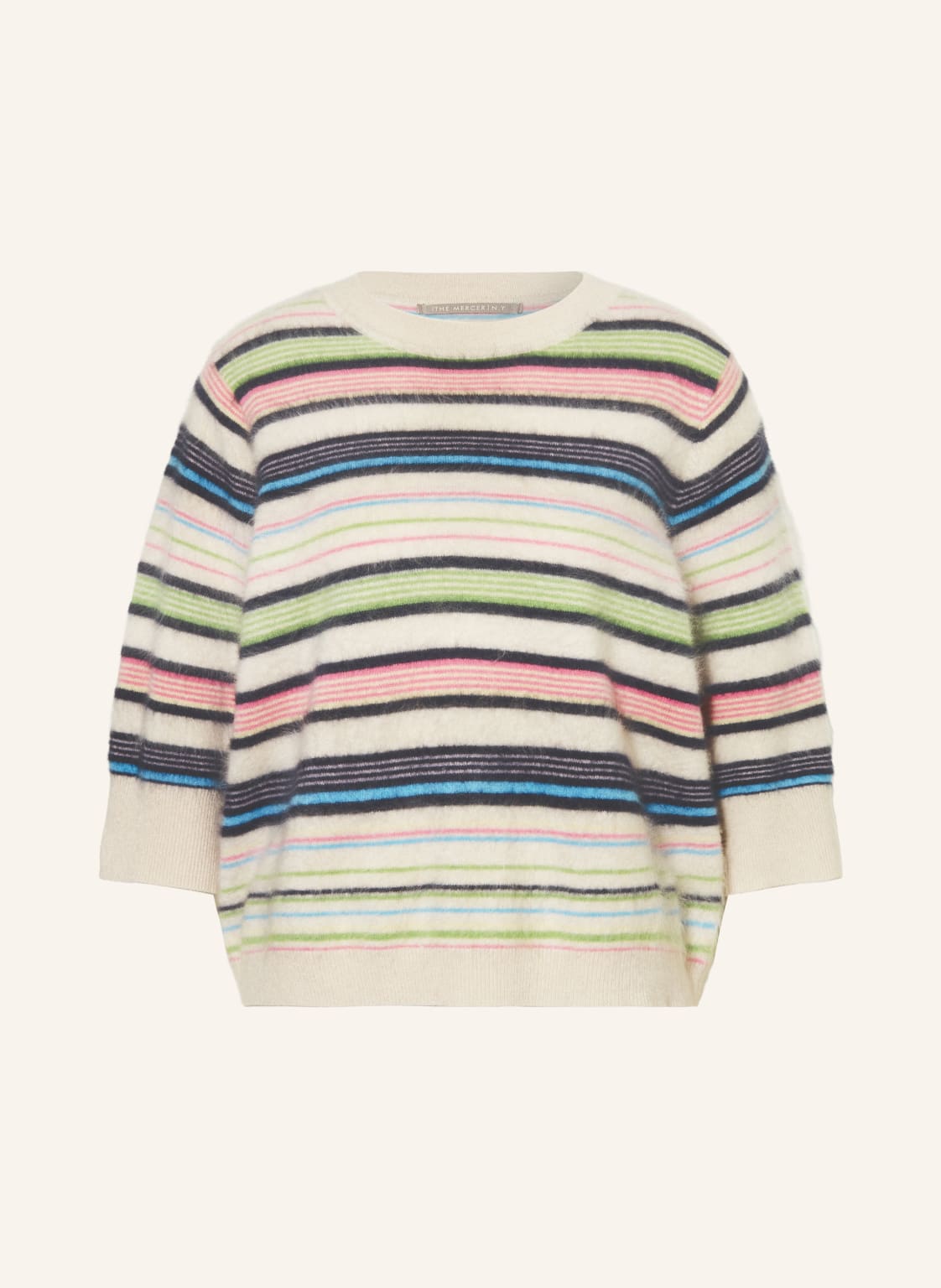 (The Mercer) N.Y. Cashmere-Pullover Mit 3/4-Arm weiss von (THE MERCER) N.Y.
