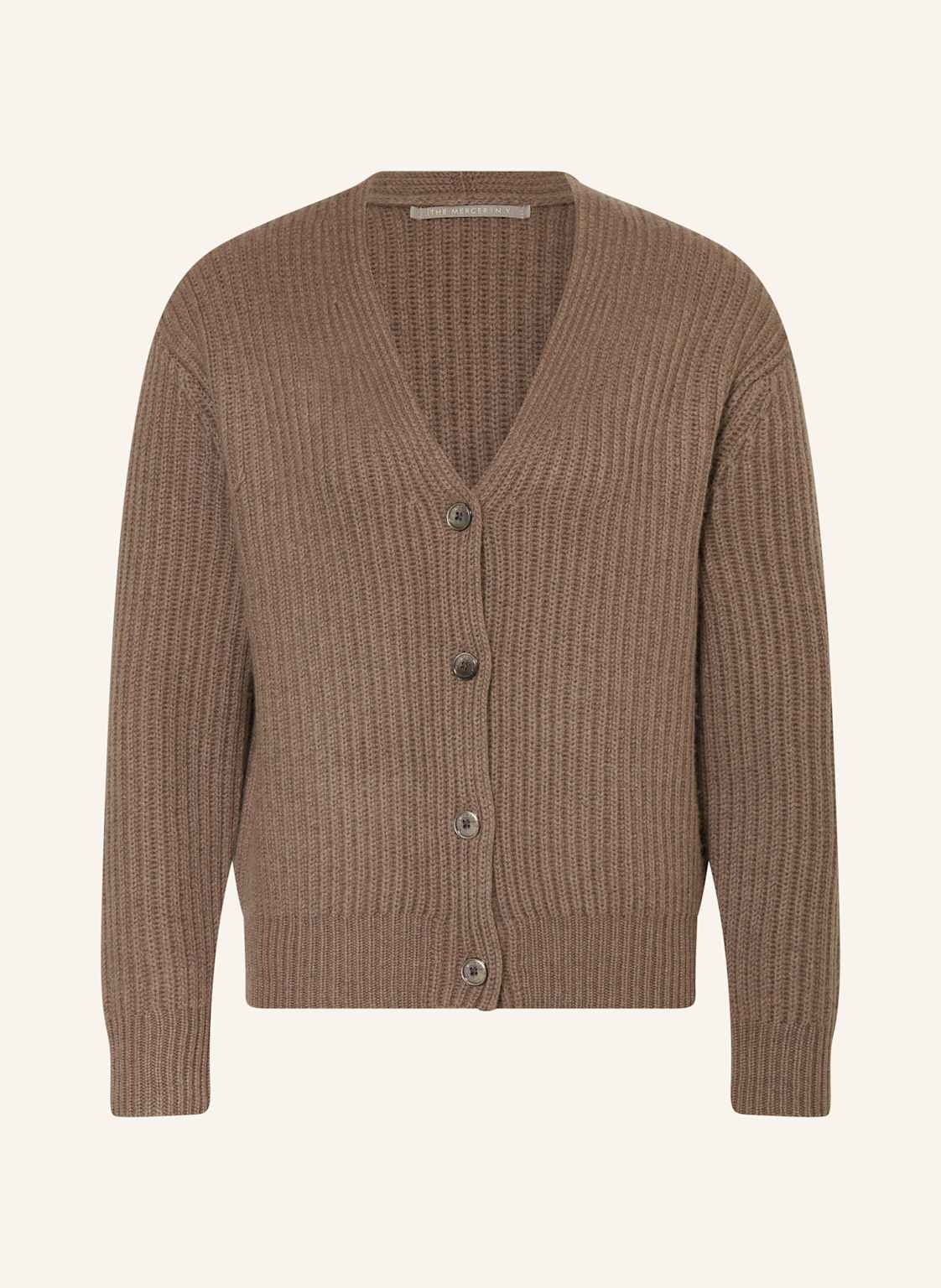 (The Mercer) N.Y. Strickjacke Aus Cashmere beige von (THE MERCER) N.Y.