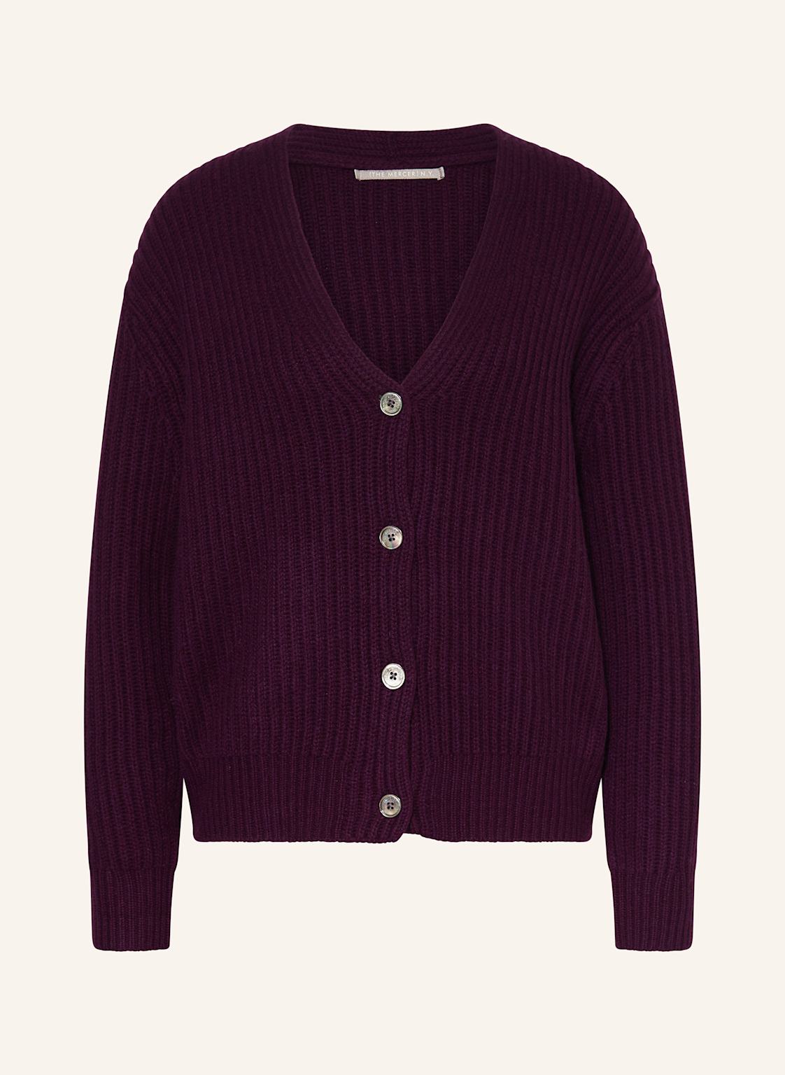 (The Mercer) N.Y. Strickjacke Aus Cashmere lila von (THE MERCER) N.Y.