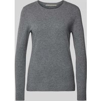(The Mercer) N.Y. Kaschmirpullover mit Rundhalsausschnitt in Mittelgrau Melange, Größe 40 von (The Mercer) N.Y.