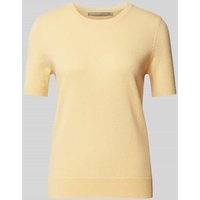 (The Mercer) N.Y. Kaschmirstrickshirt mit Rundhalsausschnitt in Hellgelb, Größe 42 von (The Mercer) N.Y.