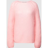 (The Mercer) N.Y. Strickpullover aus Mohair-Mix in unifarbenem Design in Pink, Größe 36 von (The Mercer) N.Y.