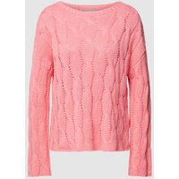 (The Mercer) N.Y. Strickpullover mit Zopfmuster in Pink, Größe 40 von (The Mercer) N.Y.