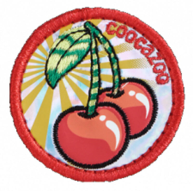 Coocazoo StyleTyle Klett-Patch Kirsche von -
