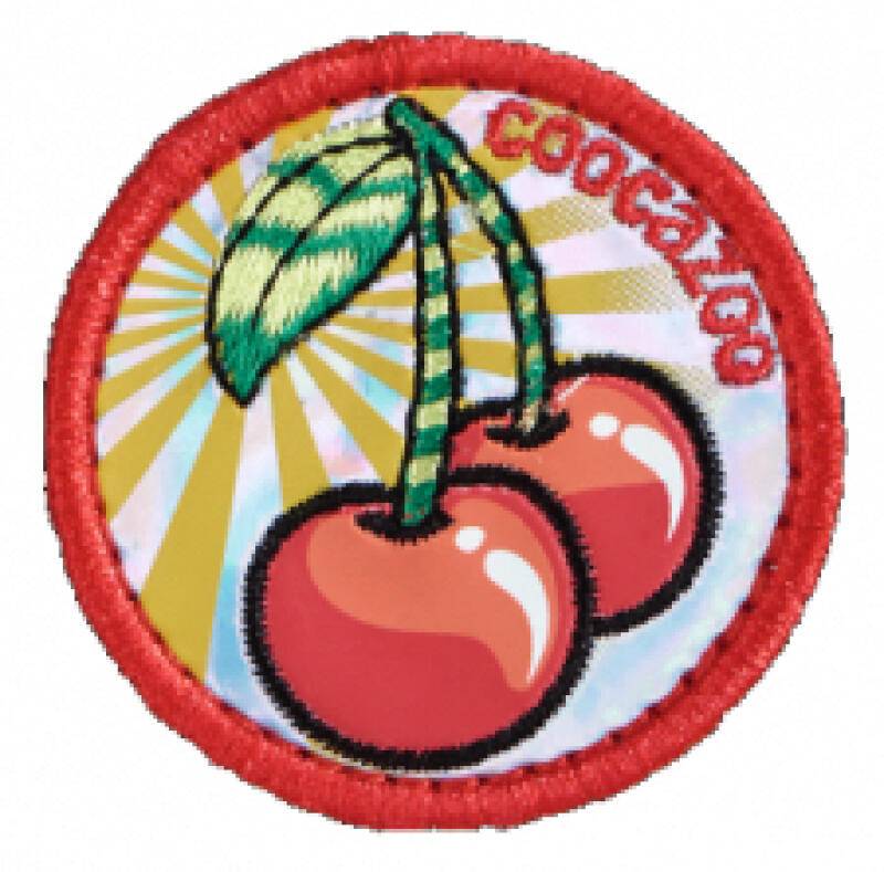 Coocazoo StyleTyle Klett-Patch Kirsche von -