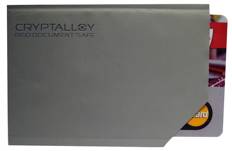 Cryptalloy RFID Schutzhülle Grau von -