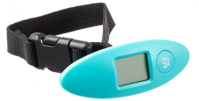 Franky Digitale LCD Kofferwaage f. Gewicht bis zu 40 kg aqua Grün von -