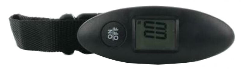 Franky Digitale LCD Kofferwaage f. Gewicht bis zu 40 kg schwarz Schwarz von -