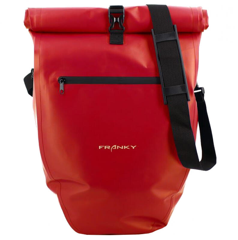 Franky Fahrradtasche 27l 500D PVC rot Rot von -
