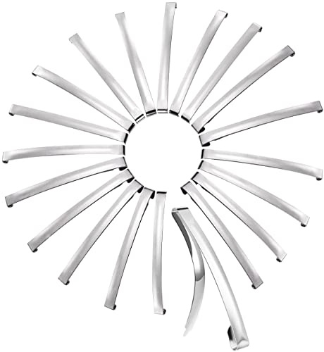 French Barrettes Diy Basics Haarspangen Metall Silberfarben 7 Cm Haarspangen Damen Metall Damen Friseur Hair Clips Silber Metall Friseur Haarclips Damen Haarklammern Silber, Haar Spange von 通用