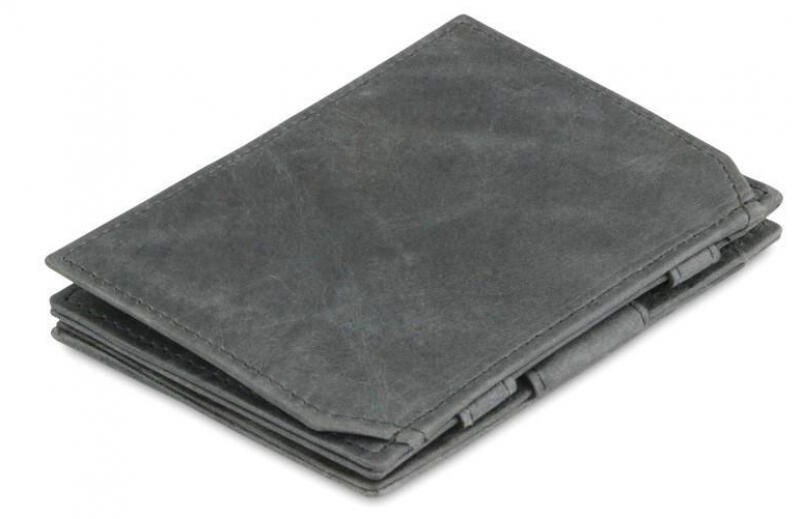 Garzini Essenziale Coin Pocket Magic Wallet Brushed Black Schwarz von -