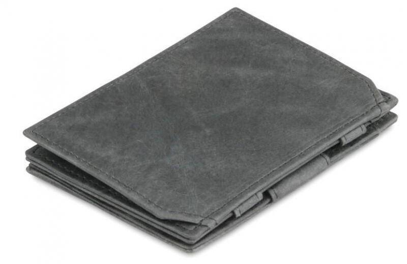 Garzini Essenziale Coin Pocket Magic Wallet Brushed Black Schwarz von -