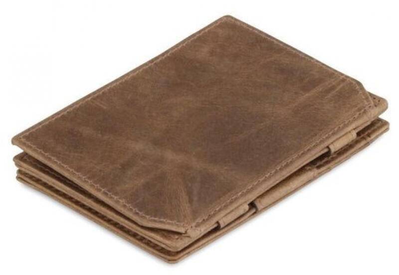 Garzini Essenziale Coin Pocket Magic Wallet Brushed Brown Braun von -