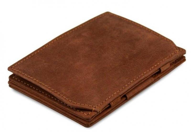 Garzini Essenziale Coin Pocket Magic Wallet Java Brown Braun von -