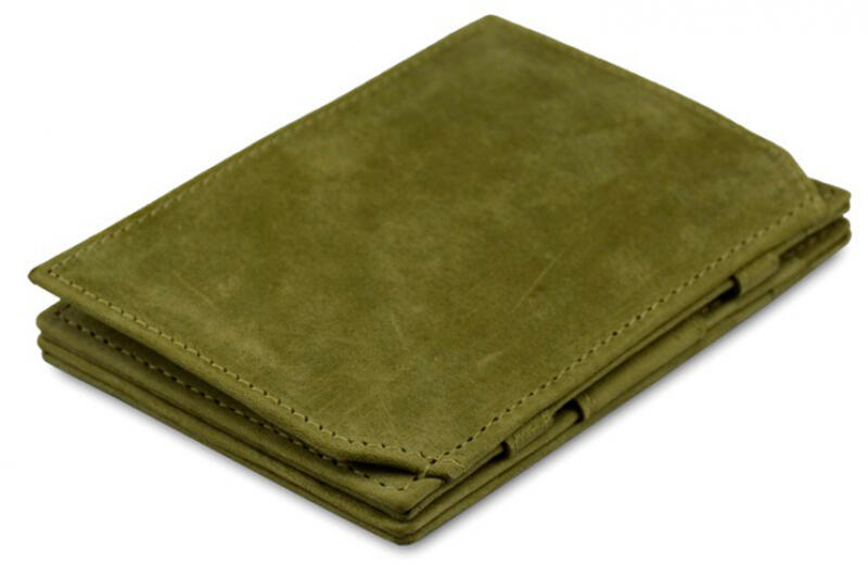 Garzini Essenziale Coin Pocket Magic Wallet Olive Green Grün von -