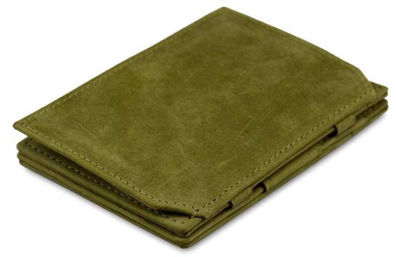 Garzini Essenziale Coin Pocket Magic Wallet Olive Green Grün von -