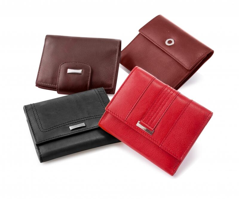 Hamlet Börsensortiment Damenbörse echt Leder verschiedene Farben Multicolor von -