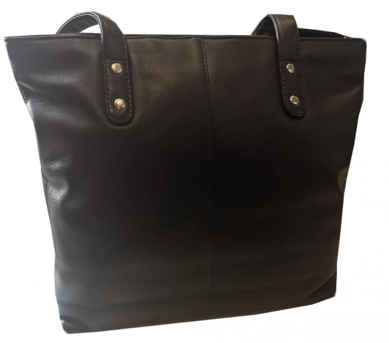 Jocorda Valentine Shopper, echtes Leder schwarz Schwarz von -