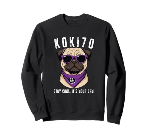 Kogi Feier Hund Mops Sonnenbrille Vater Männer Frauen Mutter Hundeliebhaber Geschenk Alte Seltene Feier 70 Jahre alt Lustig Lustig Sweatshirt Kogi Feier Hund Mops Sonnenbrille Vater Männer Frauen Mutter Hundeliebhaber Geschenk Alte Seltene Feier 70 Jahre alt Lustig Lustig Sweatshirt von 古希お祝い犬