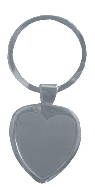 Krüger Herz Schlüsselanhänger Metall silberfarben Gold/Silber/Bronze von -