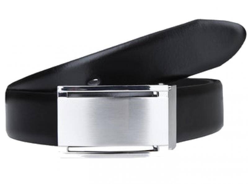 Lloyd Gürtel echt Leder 120cm an der Koppelschließe kürzbar schwarz MADE IN GERMANY Schwarz von -