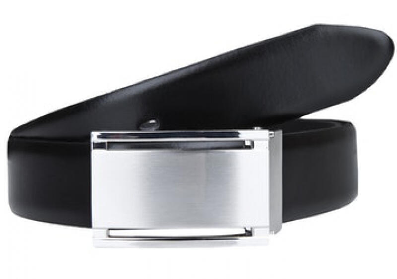 Lloyd Gürtel echt Leder 130cm an der Koppelschließe kürzbar schwarz MADE IN GERMANY Schwarz von -