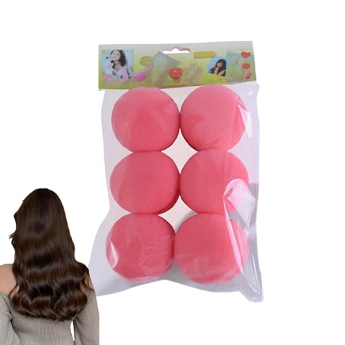 Lockenwickler , Heatless Hair Curler , Tragbare Haarstyling Roller, 6 Personen Soft Beauty Salon Curling Set, Tragbare Schlaf-Lockenwickler für Mädchen von ノーブランド品