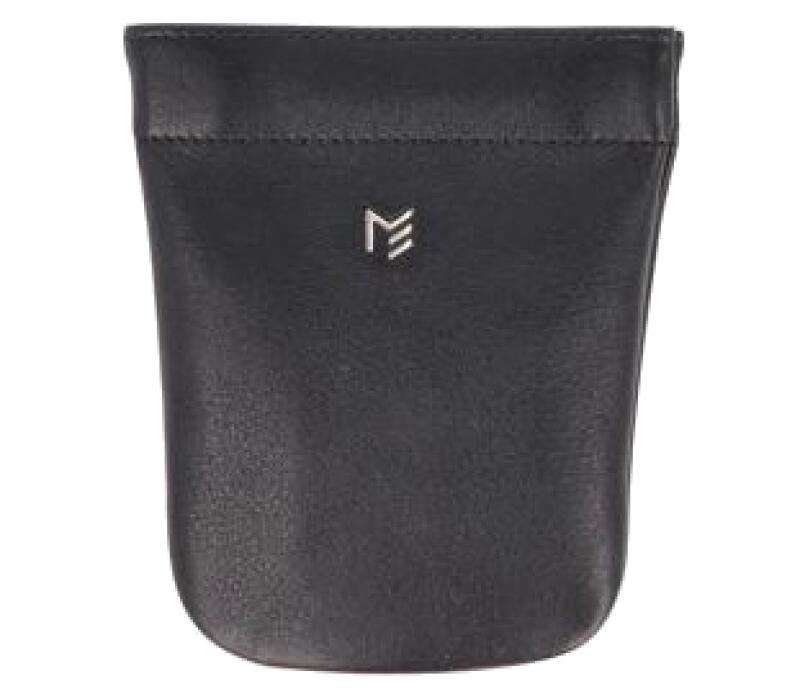 Manage Quattro Quick-Schlüsselglocke mit Münzfach echt italienisches Rindleder schwarz von -