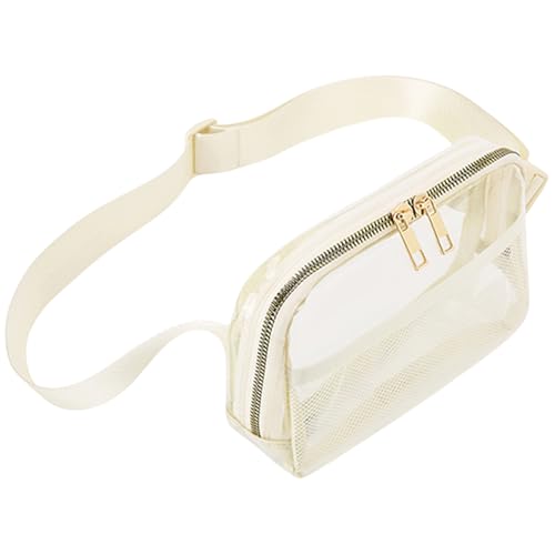 スイムリー Modische transparente Hüfttasche für aktiven Lifestyle, Umhängetasche, Reisetasche, Schultertasche mit geräumigen Fächern von スイムリー