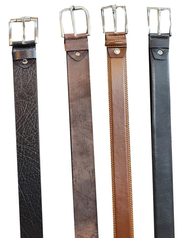 Moon Gürtel EG34 echt Leder Schwarz von -