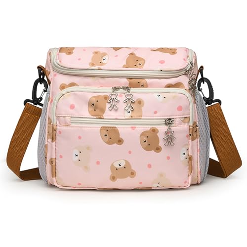 Multifunktionale Baby-Wickeltasche mit reichlich Stauraum, unverzichtbare Baby-Reisetasche, funktionale große Wickeltasche für vielbeschäftigte Mütter von スイムリー