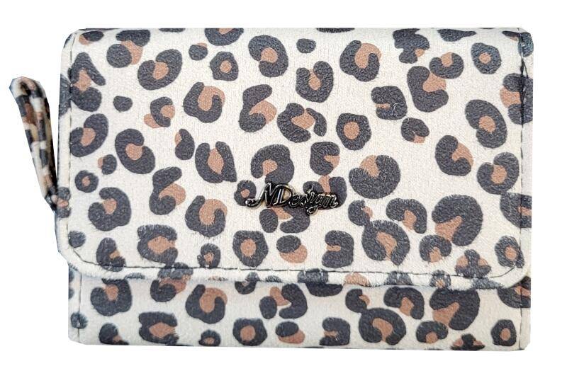 New Design Börse aus Spinnstoff beige leo Beige von -