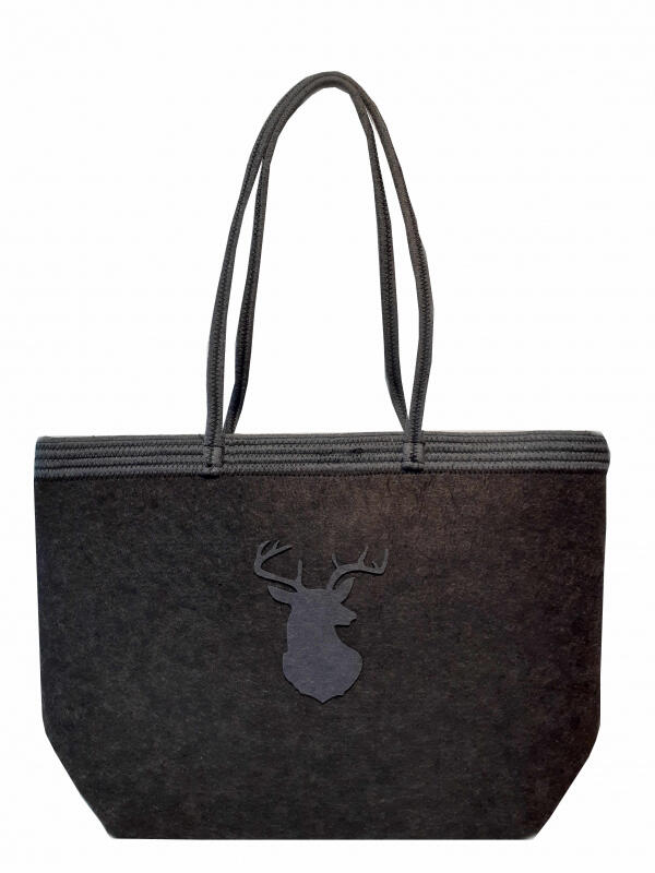 Prato LM Lina Filzshopper L anthrazit Grau von -