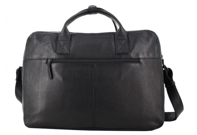 Prato LM Shahid Aktentasche echt Rindleder schwarz Schwarz von -