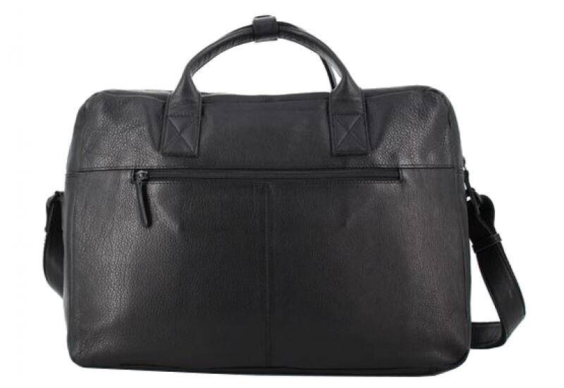 Prato LM Shahid Aktentasche echt Rindleder schwarz Schwarz von -