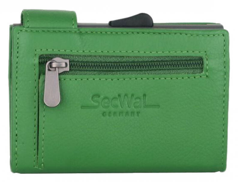 Secwal1 Kartenetui Vintage RV echt Leder grün Grün von -