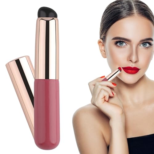 Silikon Lippenpinsel - Weicher Lippenapplikator Silikon | Silikon Lippenpinsel Weich | Pinsel Lippenapplikator Silikon | Elastischer Concealer Pinsel Tragbares Multifunktionswerkzeug für Frauen von ノーブランド品