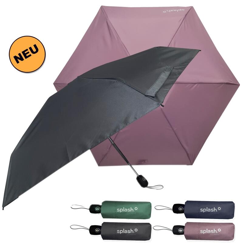 Splash Faltschirm auf/zu automatic mega leicht farblich sortiert von -
