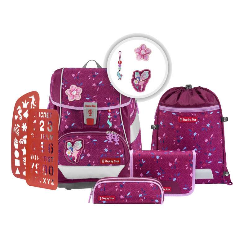 Step by Step Fairy Freya 2in1 Plus Schulranzenset 6tlg. Pink von -