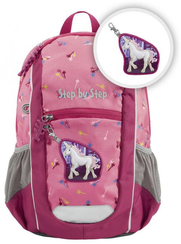 Step by Step Little Unicorn Nuala Kiga Maxi Rucksackset 2tlg. 300g 10l Pink von -