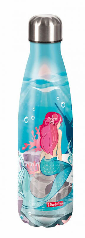 Step by Step Mermaid Bella Isolierte Edelstahl-Trinkflasche 0,5l Multicolor von -