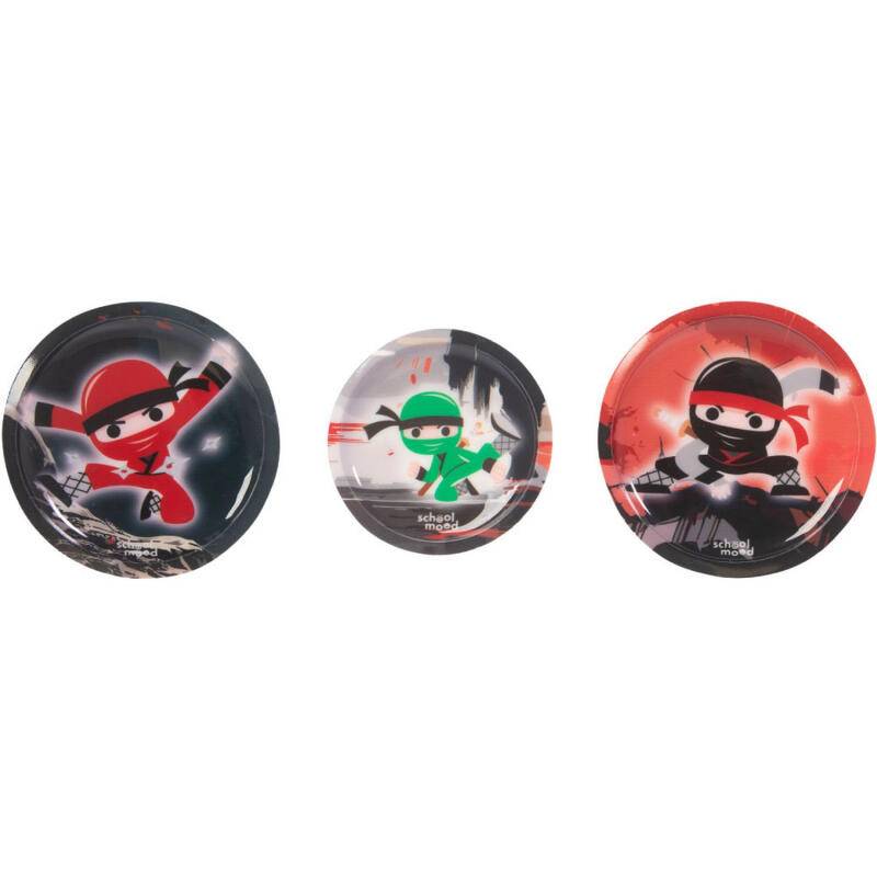 schoolmood Ninja 3er Patchy-Set von -