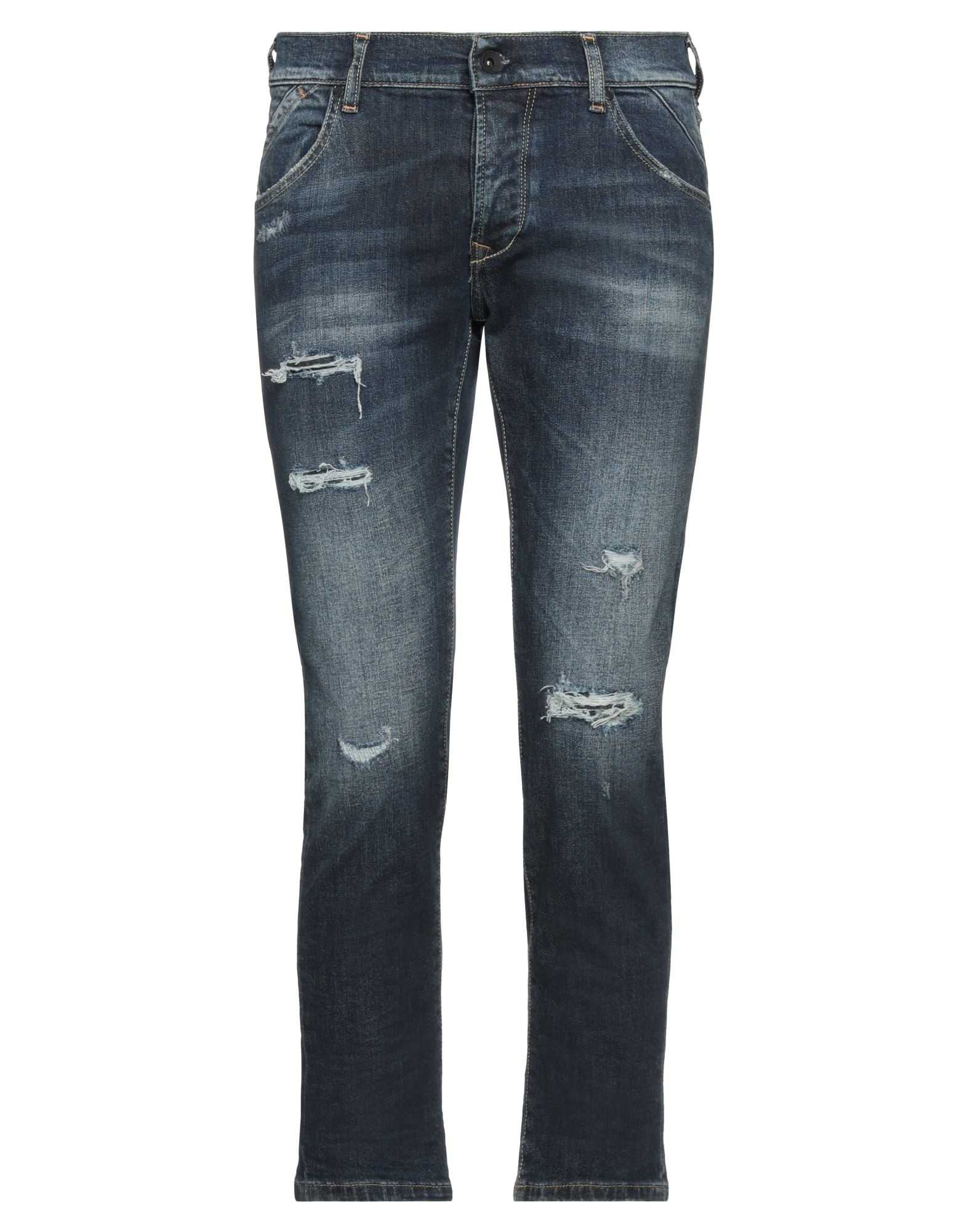 0/ZERO CONSTRUCTION Jeanshose Herren Blau von 0/ZERO CONSTRUCTION